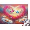 5M3D7C8V Cuore di Farfalla Colorata Puzzle 1000 Pezzi Carta per Adulti Stile Arte Floreale Gioco di Puzzle 1000 Pezzi Relax Famiglia Decorazione 38x26cm/1000pcs