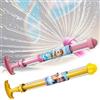 LLELEMAMO Pistola ad Acqua LED Effetto Fuochi d'Artificio per Bambini e Adulti, Blaster Luminoso a Pompa, Set Fucili Spara Acqua per Festa in Piscina Mare, Gioco Estivo Aperto Resistente (2Pcs-C)