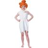 Rubie's Rubies Costume Wilma Flintstones Classic per bambine, abito, collana e copricapo, licenza ufficiale The Flintstones per Carnevale, feste, compleanni