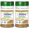 NATTURA Gomasio Bio, Insaporitore per Verdure a Base di Sesamo Tostato e Sale Marino, Ricco di Calcio e Fosforo, Prodotto Vegano Ricco di Fibre, 130 g (Confezione da 2)
