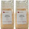 BONGIOVANNI FARINE E BONTA' NATURALI Farina di Lenticchie rosse 1Kg BIO (Confezione da 2)