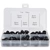 Gucagle 105 pezzi kit assortimento gommini in gomma anelli di guarnizioni elettriche cablaggio idraulico bobina protettiva per progetti automobilistici domestici fai da te