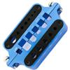 BlissfulAbode Stazione di saldatura in alluminio isolante maschera per XT60 per connettori xt90 - Piastra di saldatura resistente al calore per strumenti RC riparazione fai da te rosso (blu)