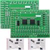 EGSCST [Confezione da 2] Kit di pratica di saldatura SMT, componenti SMT, kit di formazione per elettronica, scheda PCB per pratica di saldatura per principianti e adulti, progetti elettronici fai da