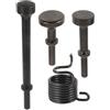 IWOWHERO Set di Scalpelli Pneumatici per Martello Scalpellatore, Kit Utensili per Rivetti Lisci in Acciaio Resistente, Accessori Portatili per Foratura e Scalpellatura Professionale