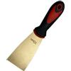 Generic Coltello per stucco, raschietto per vernice spesso 1,5 mm con manico in gomma, raschietto per cartongesso per legno, strumento di rimozione della carta da parati, 60 mm