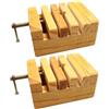 Housoutil 2pezzi Base per Incisione in Legno Fissaggio Stabile per Incisione Professionale e Artigianale
