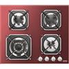 Lofra HGR6G0 Rosso Da incasso 60 cm Gas 4 Fornello(i) - PRONTA CONSEGNA