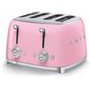 Smeg Tostapane 50's Style - Rosa LUCIDO 4x4 - TSF03PKEU