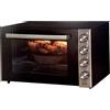 LAREL FOR.L50 Fornetto Elettrico 50 LT, Doppio GRILL, 1500 Watt - Nero/Silver