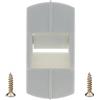 cyclingcolors Guida Cinghia Tapparella nastro spazzole rulli finestra supporto, 12-15mm grigio