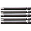 KS Tools 911.7705 Inserto Classic per Viti TX con Foro, Tb25, 75 mm, Confezione da 5, 1/4