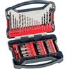 kwb Power-Box Set di punte e trapani da 41 pezzi, composto da punte, bussole, trapani per muratura, trapani per legno e trapani per metallo in una robusta scatola con maniglia di trasporto