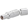 VIGOR Chiave a bussola per candelette V7016-8, 8 mm, 3/8 di pollice quadrato, con snodo e magnete, doppio esagono esterno, per spazi ristretti, per auto diesel e veicoli commerciali