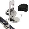 ARIOU Supporto per pollice per clarinetto, poggia pollice per clarinetto, cuscino poggia pollice per clarinetto, oboe, poggia pollice in gomma, protezione per la maggior parte dei clarinetti, colore nero