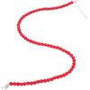 WATIIFUFU 6pezzi Collana Lunga Perline di Cristallo da Rosse Collana Vintage da Donna Catena Maglioni Ciondolo Girocollo Fatta Mano Gioielli Etnici Boho