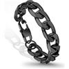 PROSTEEL Bracciali Uomo a Catena Cubana, 06/09/13MM Larghezza, 19/21/23CM Lunghezza, Acciaio inossidabile impermeabile