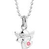 butterfly Collana Celestiale Con Catena Argento E Ciondolo Angelo