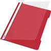 Leitz 41910025 - Cartella standard, Plastica, A4, Capacità per 250 fogli, Rosso, 1 unità