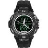 TEKMAGIC Robusto orologio sportivo da uomo con display digitale e analogico, impermeabile da 100 metri per nuoto e immersioni, sveglia, cronometro, conto alla rovescia, secondo fuso orario, calendario,