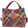 Eysee Borsa Donna Pelle，32 cm (L) * 28 cm (A) * 12 cm (L),Marrone