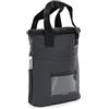 hauck Refresh Me 2, Nero - Borsa Termica Biberon e Bottiglie, Custodia Doppia 10 x 19 x 23 cm, Isolata per Caldo e Freddo, con Tasca Rete e Gancio per Passeggino, Accessorio Neonato da Viaggio