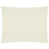 vidaXL Parasole a Vela Oxford Rettangolare 3x6 m Crema