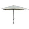 Vette CDF00909 Ombrellone con Manovella, Rettangolare, Alluminio, Beige