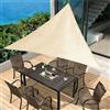 Purovi Vela Parasole Triangolare da Esterni | Varie Dimensioni | Schermo UV | in PES Impermeabile | 5m x 5m x 5m