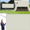 STGAO Tenda a Vela Ombreggiante 3.5 x 4.2 m con Corda di Nylon e Occhiellato Telo Parasole Ombreggiante Facile da Installare per Piscina Campeggio Posto Auto Coperto, Beige