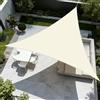 LOVE STORY Vela Ombreggiante Impermeabile 2.5x2.5x2.5m Triangolare, Tenda a Vela Oxford, Protección Rayos UV per Esterno, Giardino, Terrazza, Beige