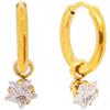 GM INDUSTRIE ITALIANE Srl ATELIER FRATTINA 75 ORECCHINO CERCHIETTO PENDENTE STELLA