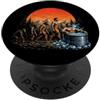 Evolution to Cold Plunge Ice Bath Wellne Evoluzione al benessere del bagno di ghiaccio a immersione fredda PopSockets PopGrip Adesivo