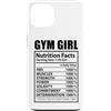 Funny Nutrition Facts Fitness Workout Custodia per iPhone 13 Palestra Ragazza Fatti nutrizionali Allenamento Fitness Divertente