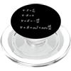 Funny Math Teacher Algebra Geometry Gift Matematica Formula Algebra Calcolo Equazioni Insegnante Studente PopSockets PopGrip per MagSafe
