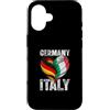 Germany Italy Flag Custodia per iPhone 16 Germania Italia