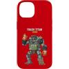 RANDOM ABSURDITY Custodia per iPhone 14 Trash Titan 3000 Raccoon Junkyard Robot Pilot Fantastica e divertente opera d'arte