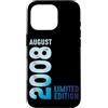 Birth Since August 2008 Retro Vintage Ye Custodia per iPhone 16 Pro Agosto 2008 Anno 2008 Retro 2008 Vintage Edizione Limitata