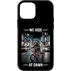 Night Rad Raccoon Co. Custodia per iPhone 12 mini We Ride At Dawn Raccoon Triciclo City Rider