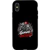 Norse Viking Saga Gunnar Hallgerd Legend Custodia per iPhone X/XS Gunnar E Hallgerd Viking Norse Saga Heroes