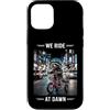 Night Rad Raccoon Co. Custodia per iPhone 12/12 Pro We Ride At Dawn Raccoon Triciclo City Rider