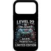 22 Years Old Gamer Birthday Gifts Appare Custodia per iPhone 17 Pro Max 22 ° compleanno Gamer Level 22 Videogiochi sbloccati