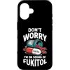 Funny Saying & Funny Designs Custodia per iPhone 16 Don't Worry (I'm On 500mg Of Fukitol) - Divertente detto novità