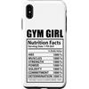 Funny Nutrition Facts Fitness Workout Custodia per iPhone XS Max Palestra Ragazza Fatti nutrizionali Allenamento Fitness Divertente