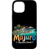 Marshall Islands Souvenir Gift Custodia per iPhone 15 Regalo disegnato a mano del punto di riferimento di viaggio delle Isole Marshall Majuro