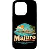 Marshall Islands Souvenir Gift Custodia per iPhone 15 Pro Vintage Majuro Isole Marshall viaggio punto di riferimento regalo