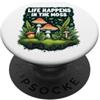 Amante Di Muschio Mossarium Foresta In M Life Happens In The Moss Mossarium Bosco Da Interno PopSockets PopGrip Adesivo