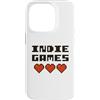 Indie Games Lovers Custodia per iPhone 14 Pro Giochi Indie - Pixel Art Cuore Revival Style