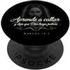 Inspiration Bible Quote Spanish Impara a chiamare e deja que Dios Haga Justicia Marcos 15:5 PopSockets PopGrip Adesivo