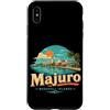 Marshall Islands Souvenir Gift Custodia per iPhone XS Max Vintage Majuro Isole Marshall viaggio punto di riferimento regalo